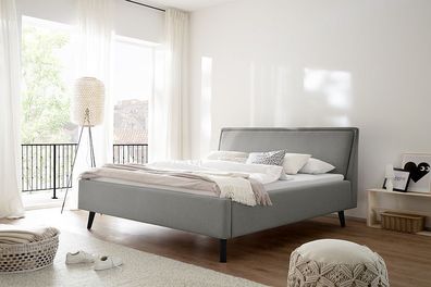 Polsterbett Doppelbett Bett Frieda mit Stoffbezug Stelar Sawana