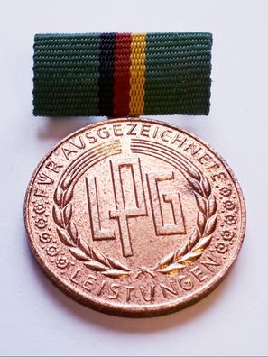 DDR Medaille Landwirtschaftliche Produktionsgenossenschaft LPG