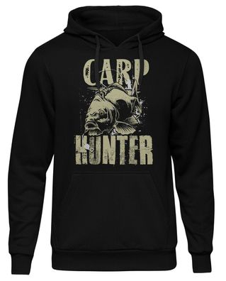 Carp Hunter Herren Kapuzenpullover | Angeln Fishing Angler Karpfen Fischen | M6