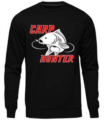 Carp Hunter Herren Pullover | Angeln Fishing Angler Karpfen Fischen | M2