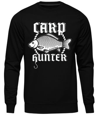 Carp Hunter Herren Pullover | Angeln Fishing Angler Karpfen Fischen | M4