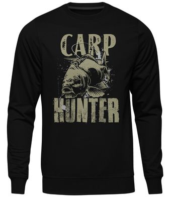 Carp Hunter Herren Pullover | Angeln Fishing Angler Karpfen Fischen | M6