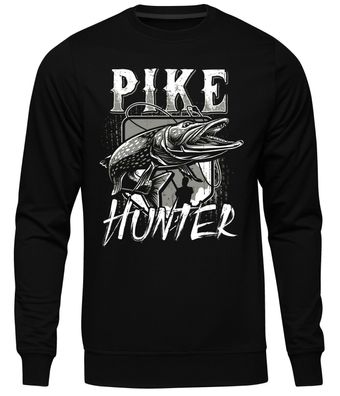 Pike Hunter Herren Pullover | Angler Hecht Angeln Fishing Fischen Fun | M2