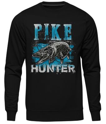 Pike Hunter Herren Pullover | Angler Hecht Angeln Fishing Fischen Fun | M3