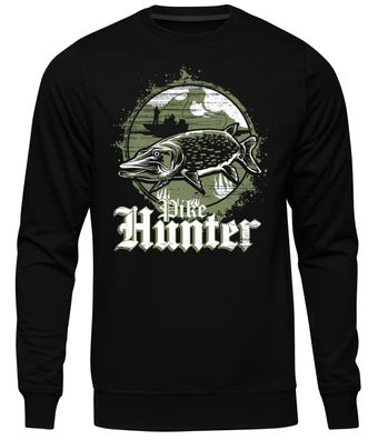 Pike Hunter Herren Pullover | Angler Hecht Angeln Fishing Fischen Fun | M4