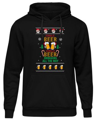 Jingle Beer Kapuzenpullover | Weihnachten Pullover Hoodie Christmas Bier
