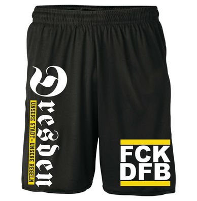 Unsere Stadt Dresden Hose Short kurz | Fussball Ultras FCK DFB | M2