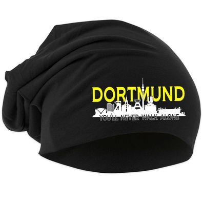 Dortmund Skyline Mütze | Beanie Strickmütze Sport Logo Stadt Skyline Ruhrpott