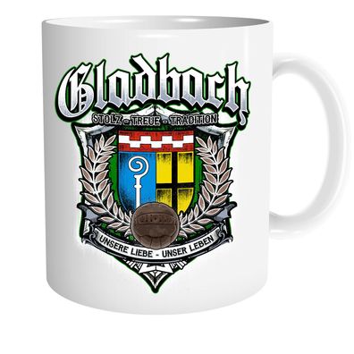 Für Immer Gladbach Tasse | Kaffeetasse Teetasse Geschenk Sport Fussball Stadt