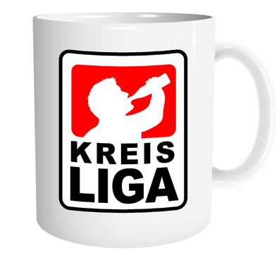 Kreisliga Tasse | Kaffeetasse Teetasse Geschenk Fussball Saufen Fun Herrentag