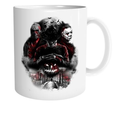 Nightmare Gang Tasse | Kaffeetasse Teetasse Geschenk Horror Halloween Jason Kult