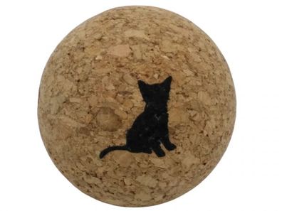 catz finefood Toyz Katzenspielzeug Korkball mit Loch