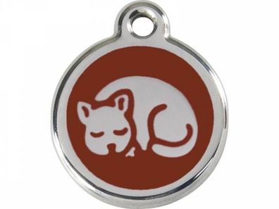 Red Dingo Katzenmarke Kätzchen braun mit Gravur