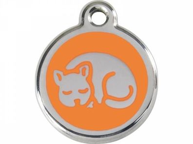 Red Dingo Katzenmarke Kätzchen orange mit Gravur
