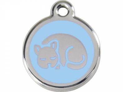 Red Dingo Katzenmarke Kätzchen hellblau mit Gravur