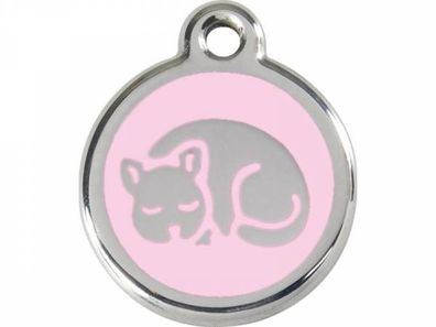 Red Dingo Katzenmarke Kätzchen pink mit Gravur