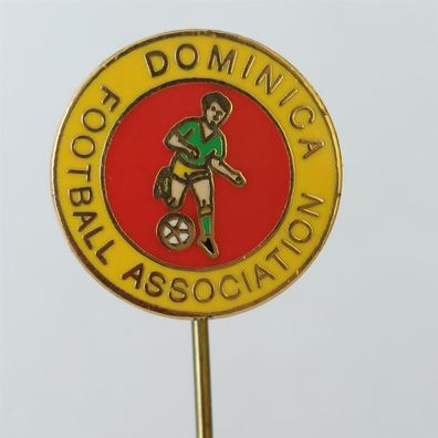 Fussball Anstecknadel Fussballverband Dominica F.A. Verband Karibik