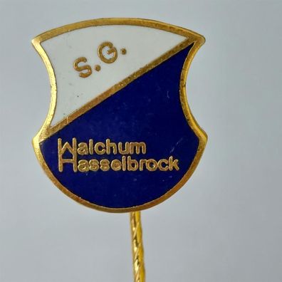 Fussball Anstecknadel SG Walchum Hasselbrock FV Niedersachsen Kreis Emsland