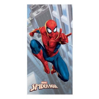 Spider-Man City Badetuch, Strandtuch 70x140