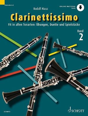 Clarinettissimo Band 2 Fit in allen Tonarten: Uebungen, Duette und