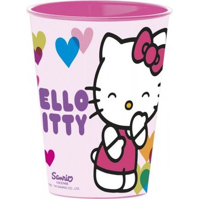 Hello Kitty Kunststoff Becher 260 ml