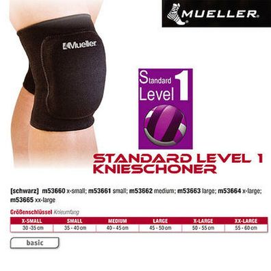 Mueller Standard Level 1 Knieschoner - Größe: XS