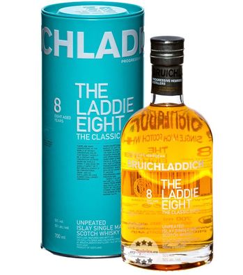 Bruichladdich The Laddie 8 Single Malt Whisky (50 % Vol., 0,7 Liter) (50 % Vol., hide