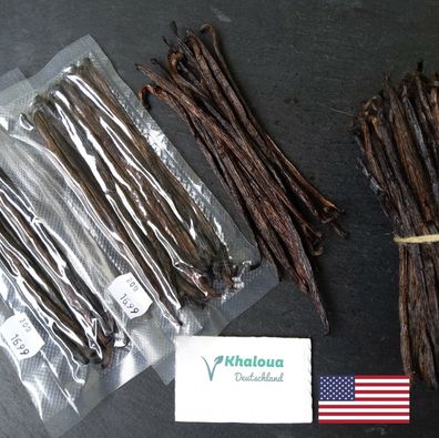 20 Vanille aus Madagaskar für US Markt getrocknet