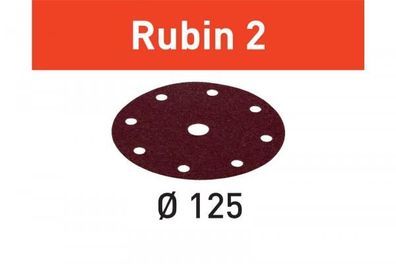 Festool Schleifscheiben RUBIN 2 STF D125/8 P80 RU2/10 Nr. 499103
