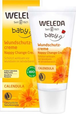 WELEDA Baby Calendula Wundschutzcreme Babycreme Naturkosmetik Wundsalbe 30 ml