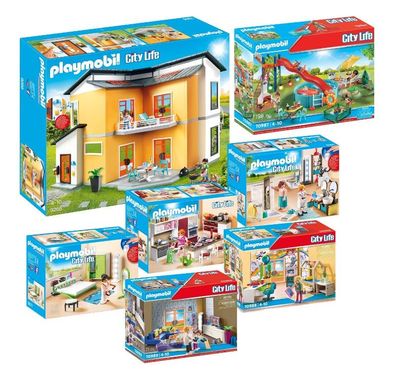 Playmobil Modernes Wohnhaus Mega-Set: 9266 9268 9269 9271 70987 70988 70989 Neu