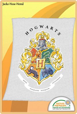 Harry Potter Fleecedecke Decke Hogwarts Kuscheldecke Velours Gr. 130x160cm NEU