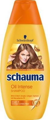 Schauma Oil Intense Shampoo, 2er Pack (2 x 400 ml)