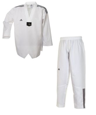 AdiClub Taekwondo Anzug weißes Rever
