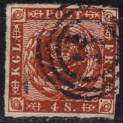 Dänemark Danmark [1858] MiNr 0007 b ( O/ used ) [01]