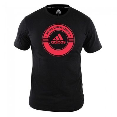 adidas T-Shirt Combat Sports black/ red