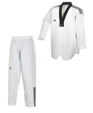 AdiClub Taekwondo Anzug schwarzes Rever