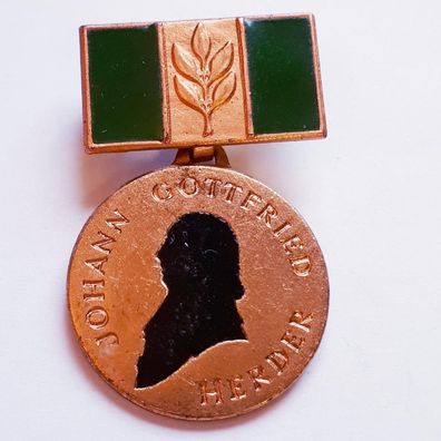 DDR Medaille Johann Gottfried Herder für Studenten