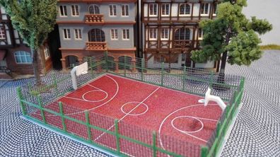 Basketballplatz | Streetball | Spur H0 1:87 | Bausatz