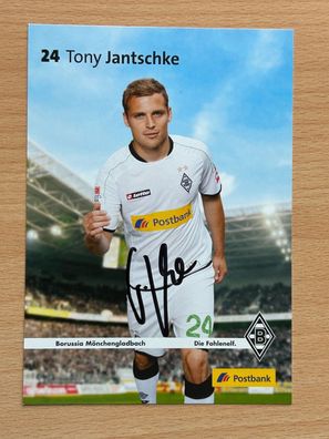 Tony Jantschke Borussia Mönchengladbach Autogrammkarte original signiert #S154