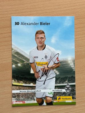 Alexander Bieler Borussia Mönchengladbach Autogrammkarte original signiert #S163