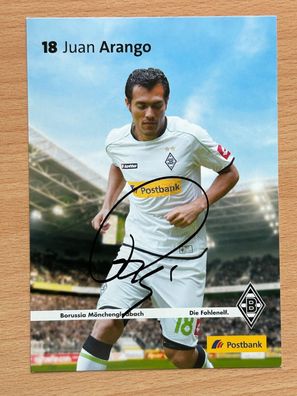 Juan Arango Borussia Mönchengladbach Autogrammkarte original signiert #S152