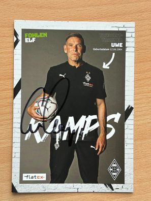 Uwe Kamps Borussia Mönchengladbach Autogrammkarte original signiert #S143