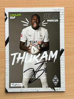 Marcus Thuram Borussia Mönchengladbach Autogrammkarte original signiert #S117