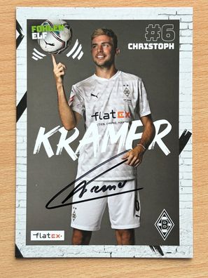 Christoph Kramer Borussia Mönchengladbach Autogrammkarte original signiert #S114