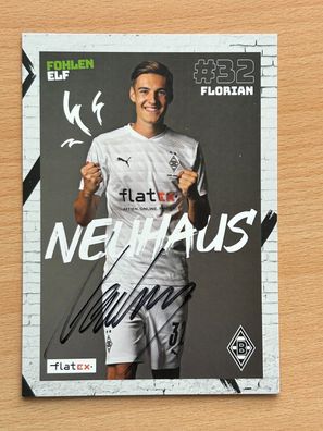 Florian Neuhaus Borussia Mönchengladbach Autogrammkarte original signiert #S134
