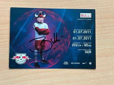 Bulli RB Leipzig Autogrammkarte original signiert #S59