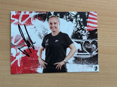 Theresa Merk SC Freiburg Autogrammkarte original signiert #S101