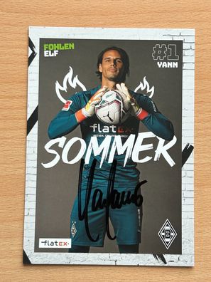 Yann Sommer Borussia Mönchengladbach Autogrammkarte original signiert #S112