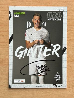 Matthias Ginter Borussia Mönchengladbach Autogrammkarte original signiert #S131